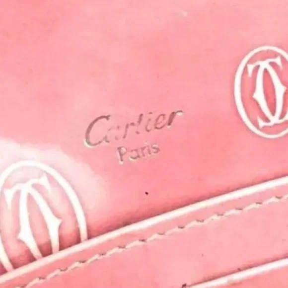 CARTIER Pink Happy Birthday Leather Bifold Long Wallet - Picture 7 of 9